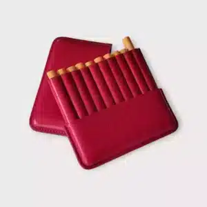 cigarrera fuccia vaqueta Cigarrera de cuero para 10 cigarros T0024 FUCV