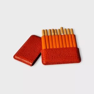 cigarrera naranja coco Cigarrera de cuero para 10 cigarros T0024/10 NAGP