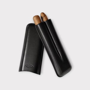 purera gran robusto Purera de piel color negro para dos partagas o similar