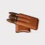 Purera de piel color Miel para tres robustos Toro